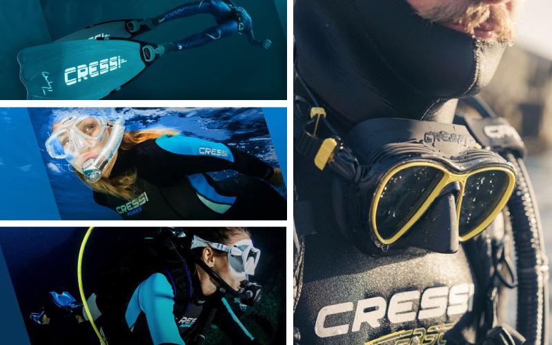 Cressi Sub SKYLIGHT, plavalna očala, modra | Intersport