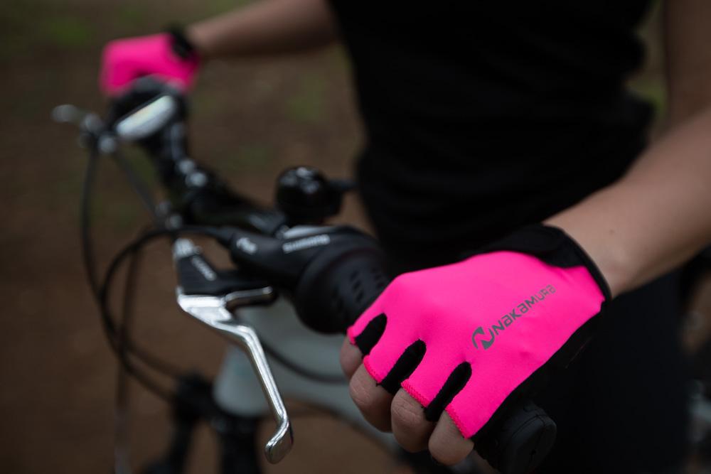 Nakamura DIVA GLOVES, ženske kolesarske rokavice, črna | Intersport