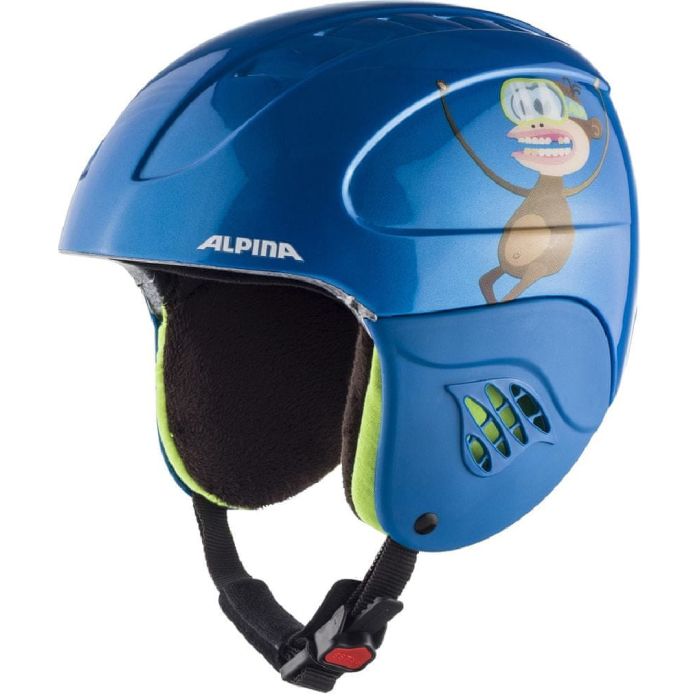 Alpina CARAT, otroška smučarska čelada, modra | Intersport