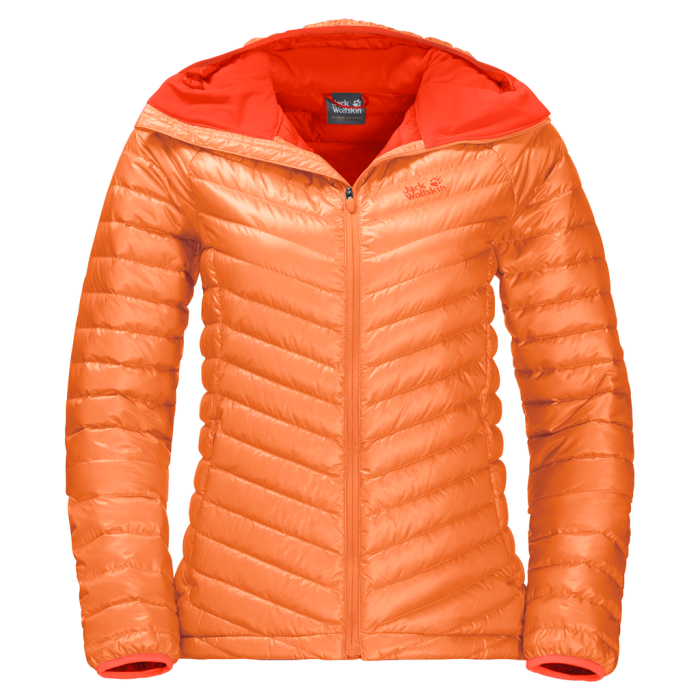 Jack Wolfskin ATMOSPHERE JKT W, ženska pohodna jakna, oranžna | Intersport