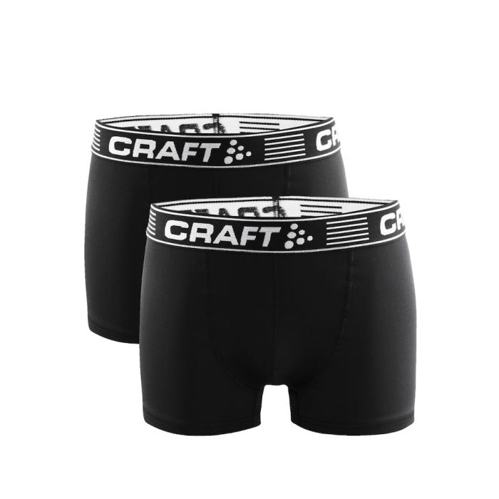 Craft GREATNESS BOXER 3 INCH 2-PACK M, moško perilo, črna | Intersport