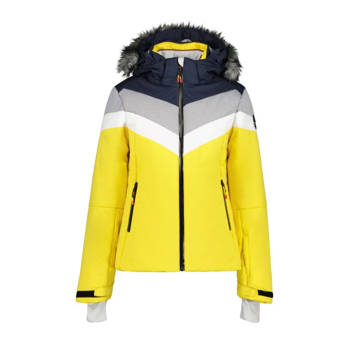 Icepeak ELECTRA, ženska smučarska jakna, rumena | Intersport