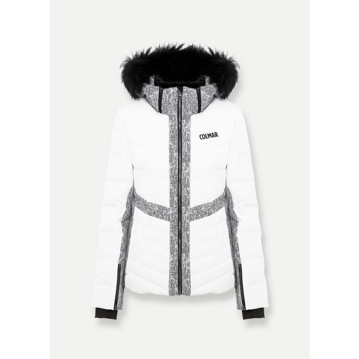 Colmar DOWN JACKETS, ženska smučarska jakna, bela | Intersport