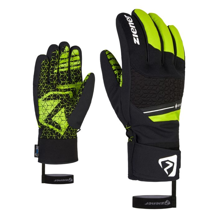 Ziener GRANIT GTX AW, moške smučarske rokavice, črna | Intersport