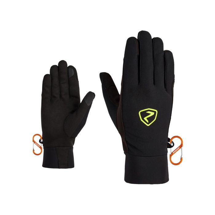 Ziener GYSMO TOUCH, moške pohodne rokavice, črna | Intersport