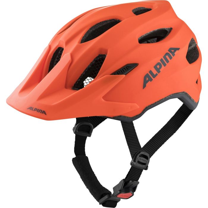 Alpina CARAPAX JR, otroška kolesarska čelada, oranžna | Intersport
