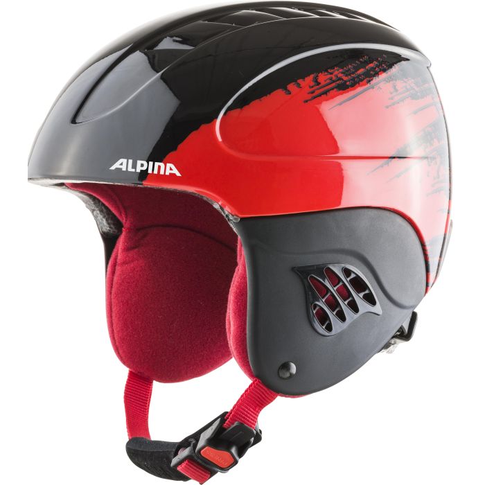 Alpina CARAT, otroška smučarska čelada, črna | Intersport