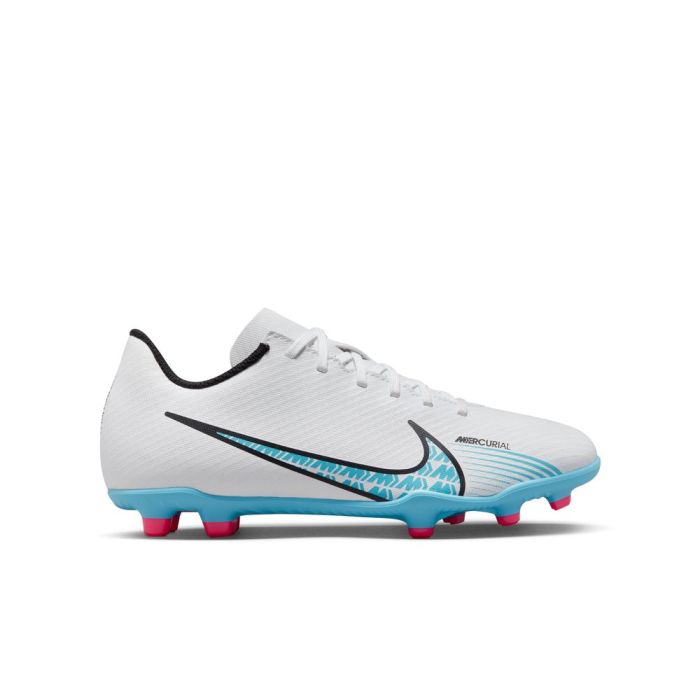 Nike JR VAPOR 15 CLUB FG/MG, otroški nogometni čevlji, bela | Intersport
