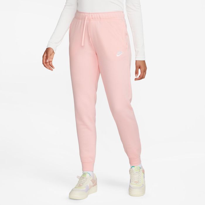Nike W NSW CLUB FLC MR PANT STD, ženske hlače, roza | Intersport