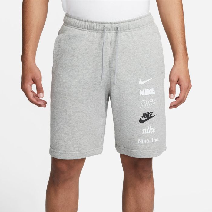 Nike M NK CLUB+ FT SHORT MLOGO, moške hlače, siva | Intersport