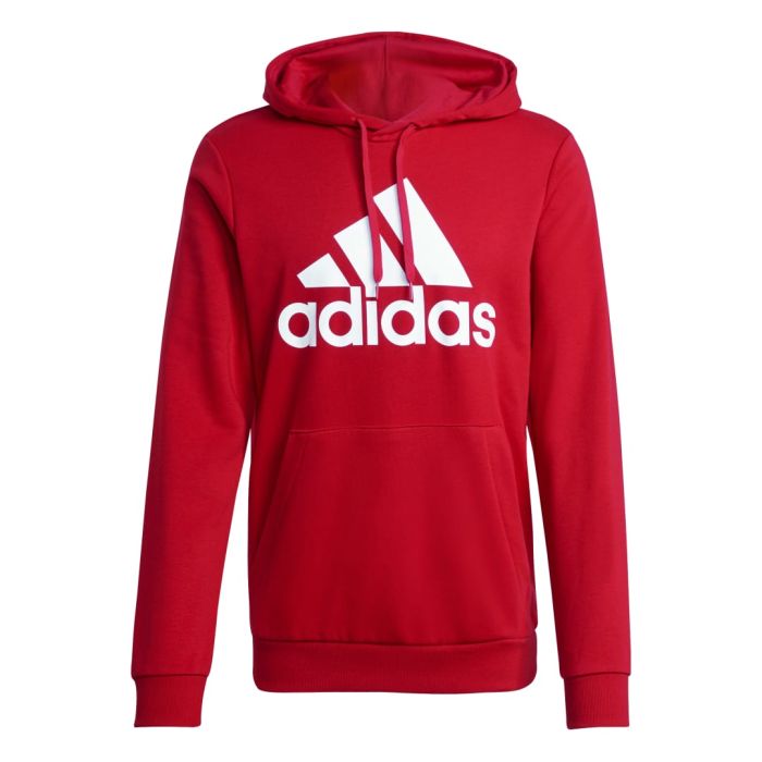 adidas M BL FT HD, moški pulover, rdeča | Intersport