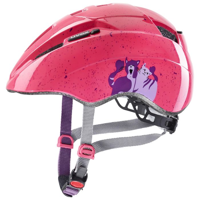 Uvex KID 2, otroška kolesarska čelada, roza | Intersport
