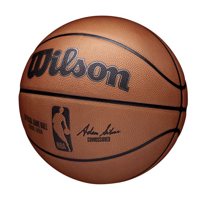 Wilson NBA OFFICIAL GAME BALL, košarkarska žoga, rjava | Intersport