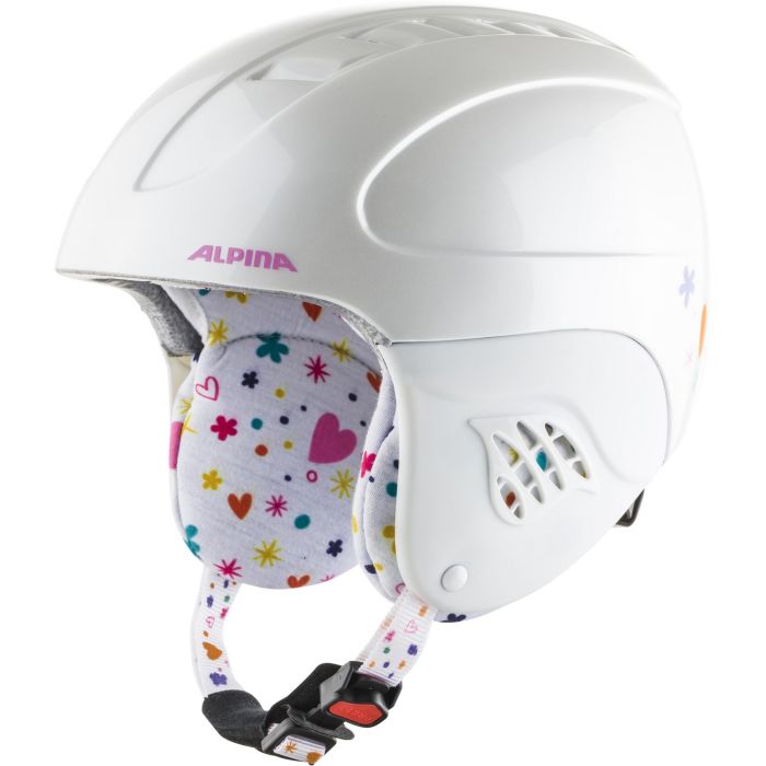 Alpina CARAT, otroška smučarska čelada, bela | Intersport