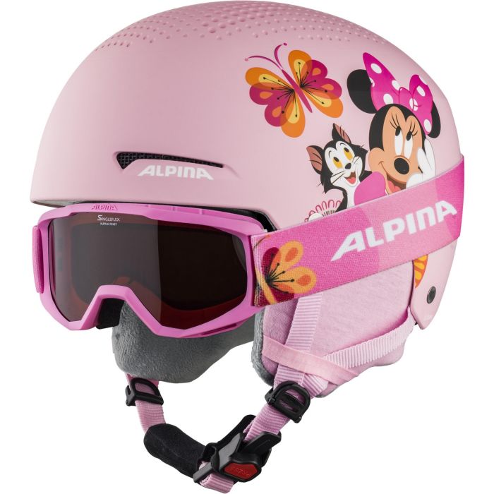 Alpina ZUPO DISNEY SET, otroška smučarska čelada, vijolična | Intersport