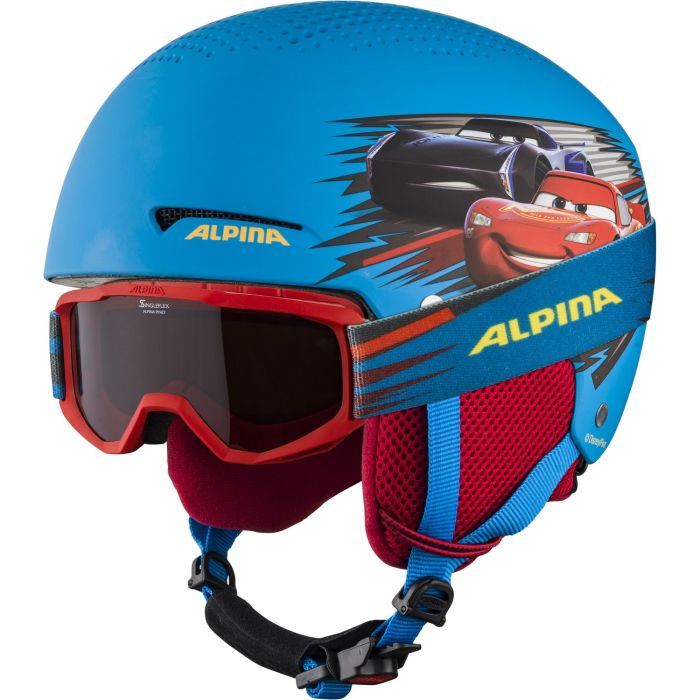 Alpina ZUPO DISNEY SET, otroška smučarska čelada, modra | Intersport