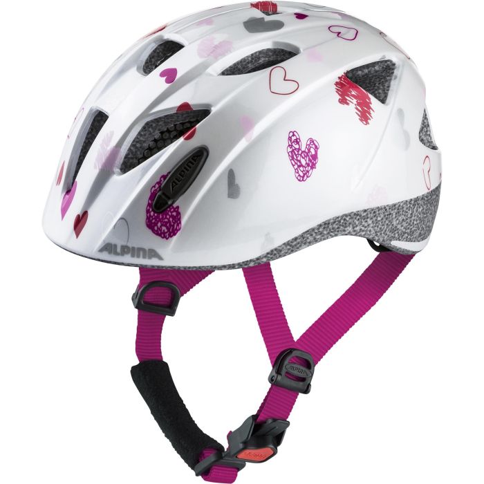 Alpina XIMO, otroška kolesarska čelada, bela | Intersport