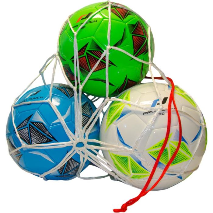Pro Touch BALL NET 3 BALLS, nogometni dodatki, bela | Intersport