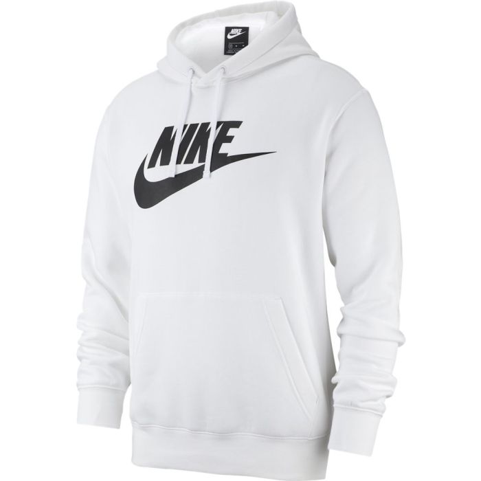 Nike M NSW CLUB HOODIE PO BB GX, moški pulover, bela | Intersport