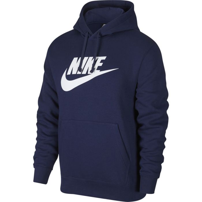 Nike SPORTSWEAR CLUB FLEECE GRAPHIC PULLOVER HOODIE, moški pulover, modra |  Intersport