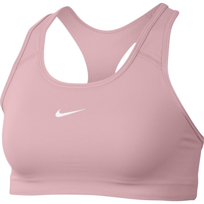 Nike SWOOSH WO MEDIUM SPORTS BRA, ženski športni nedrček, roza | Intersport