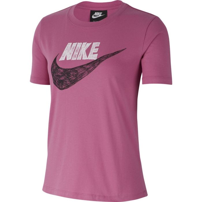 Nike W NSW ICN CLSH SS TOP GFX, ženska majica, roza | Intersport