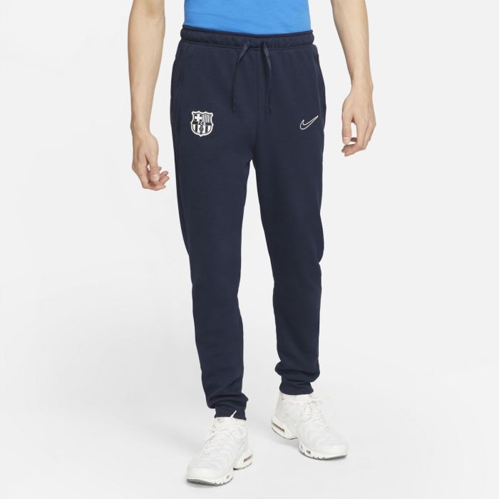 Nike FC BARCELONA DRI-FIT FLEECE SOCCER PANTS, moške hlače, modra |  Intersport