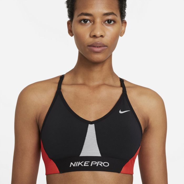 Nike PRO DRI-FIT INDY WO LIGHT SPORTS BRA, ženski športni nedrček, črna |  Intersport