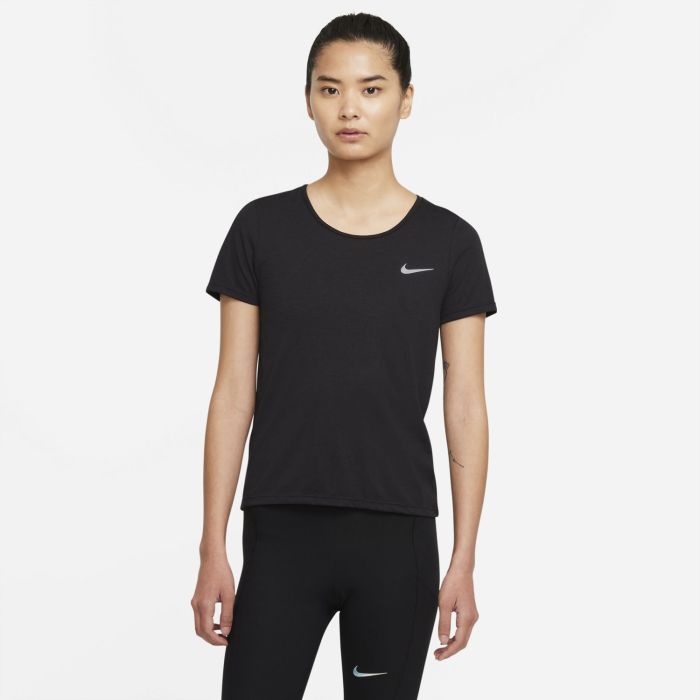 Nike DRI-FIT RUN DIVISION SHORT-SLEEVE RUNNING TOP, ženska tekaška majica,  črna | Intersport