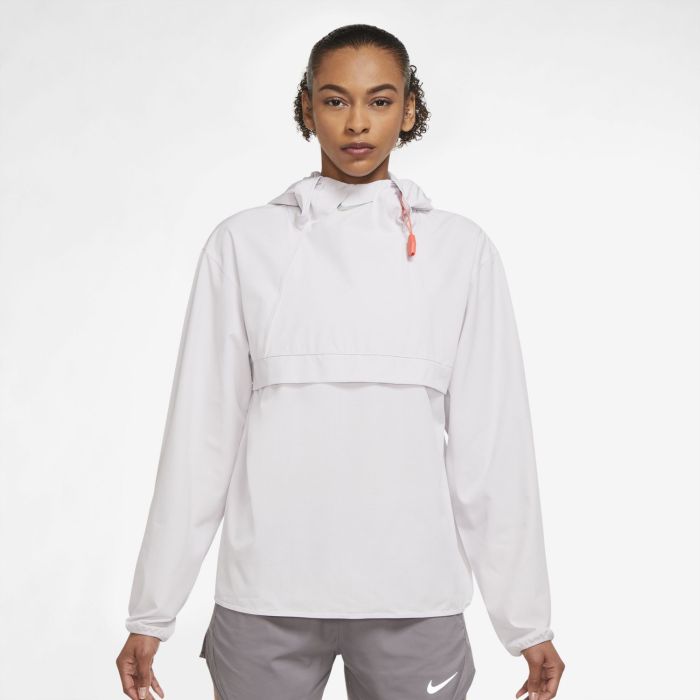 Nike DRI-FIT RUN DIVISION PACKABLE PULLOVER RUNNING JACKET, ženska tekaška  jakna, bela | Intersport