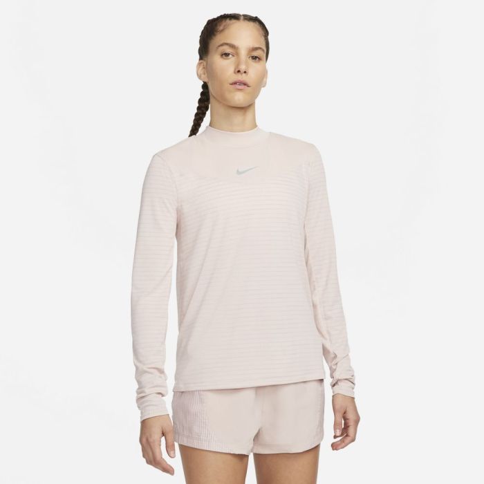 Nike DRI-FIT RUN DIVISION LS RUNNING TOP, ženska tekaška majica, roza |  Intersport