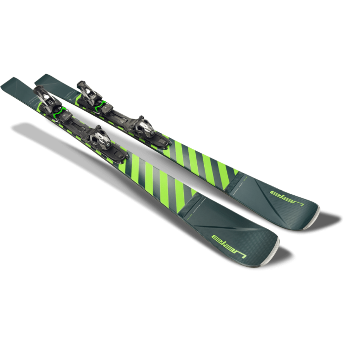 Elan VOYAGER GREEN + EMX 12.0 GW - SKIER ON THE GO PACKAGE, set all  mountain smuči, zelena | Intersport