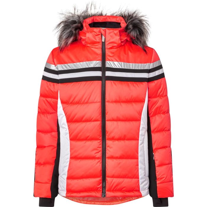 McKinley GIULIANA GLS, otroška smučarska jakna, rdeča | Intersport