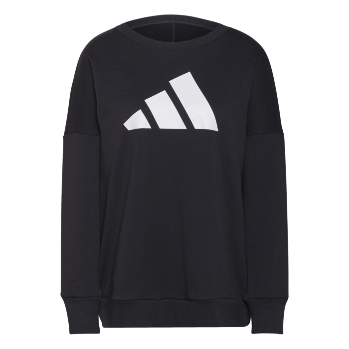 adidas W FI 3B CREW, ženski pulover, črna | Intersport