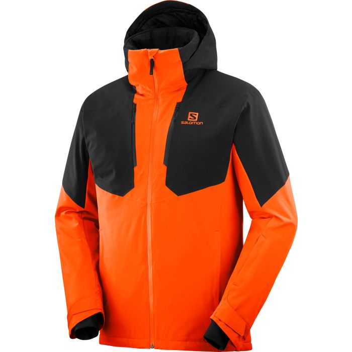 Salomon STRIDE JACKET M, moška smučarska jakna, oranžna | Intersport