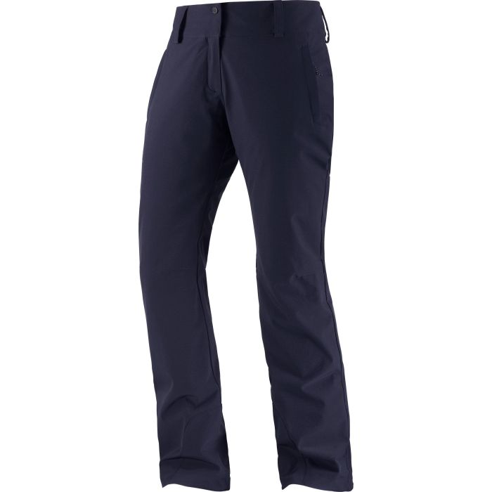 Salomon STRIKE PANT W, ženske smučarske hlače, modra | Intersport