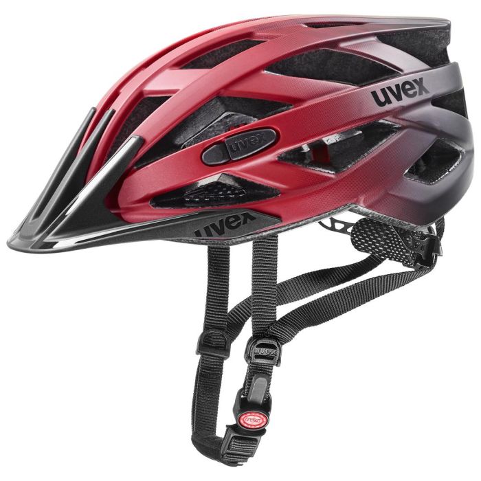 Uvex I-VO CC, kolesarska čelada, rdeča | Intersport