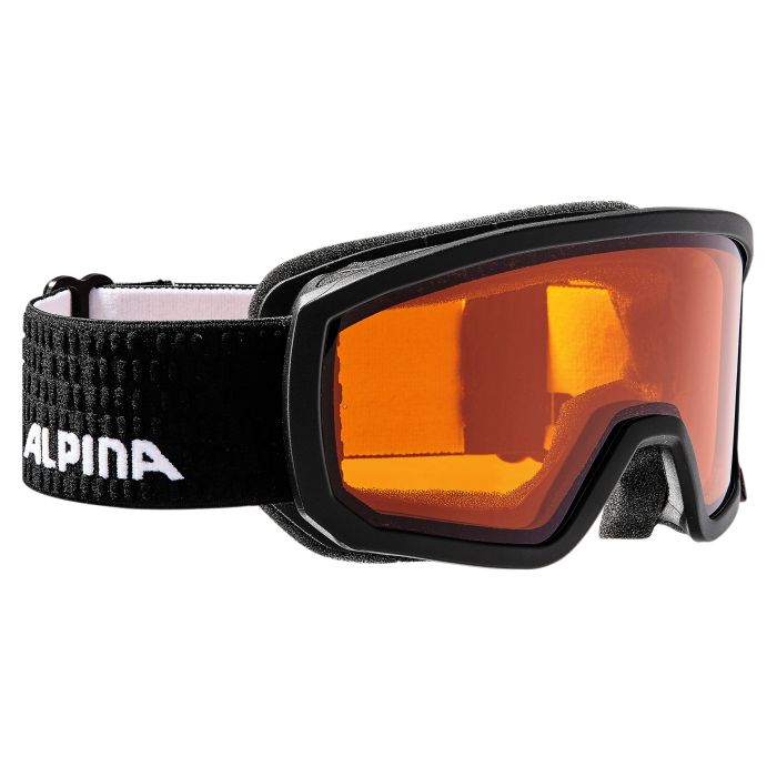 Alpina SCARABEO JR, otroška smučarska očala, črna | Intersport