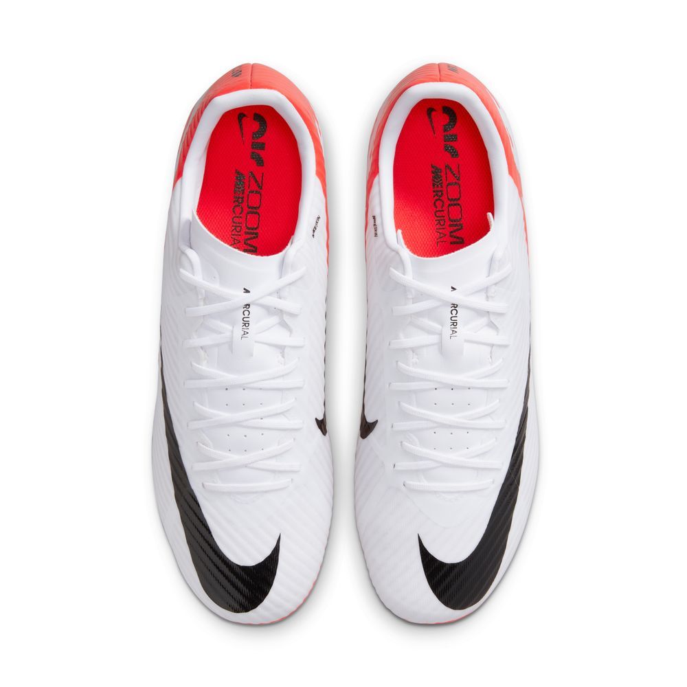 Nike ZOOM VAPOR 15 ACADEMY FG/MG, moški nogometni čevlji, bela | Intersport