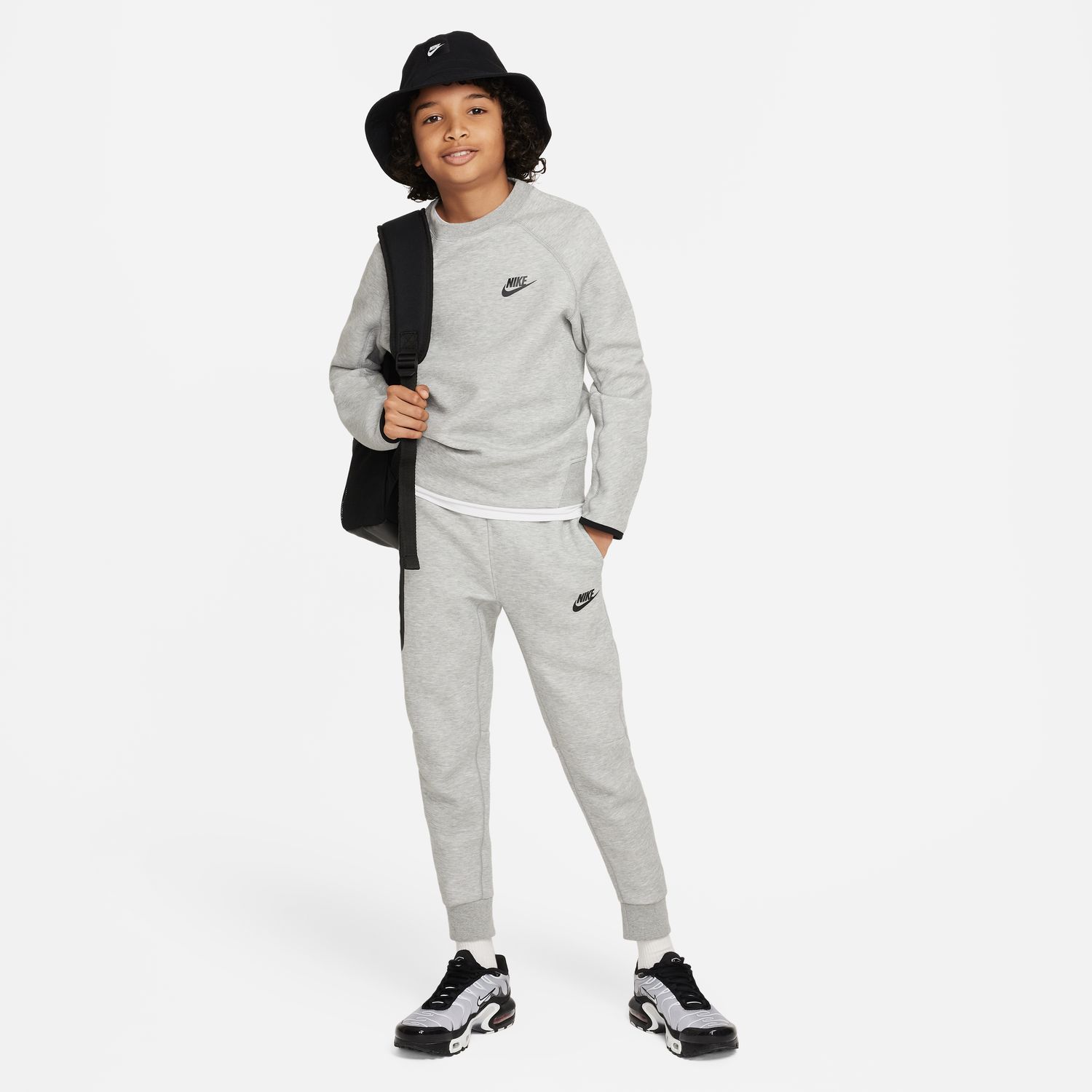 Nike B NSW TECH FLC PANT, otroške hlače, črna | Intersport