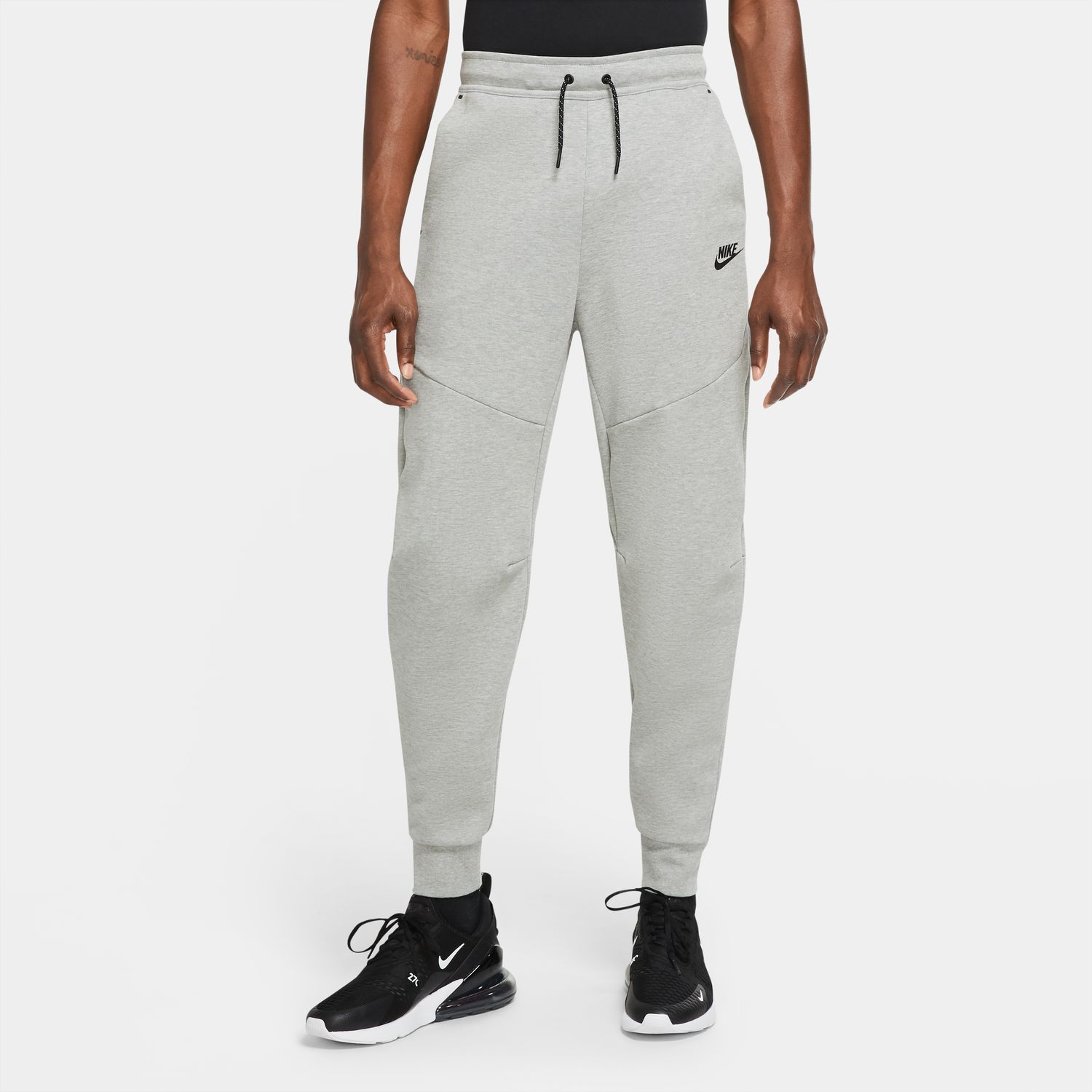 Nike M NSW TCH FLC JGGR, moške hlače, siva | Intersport