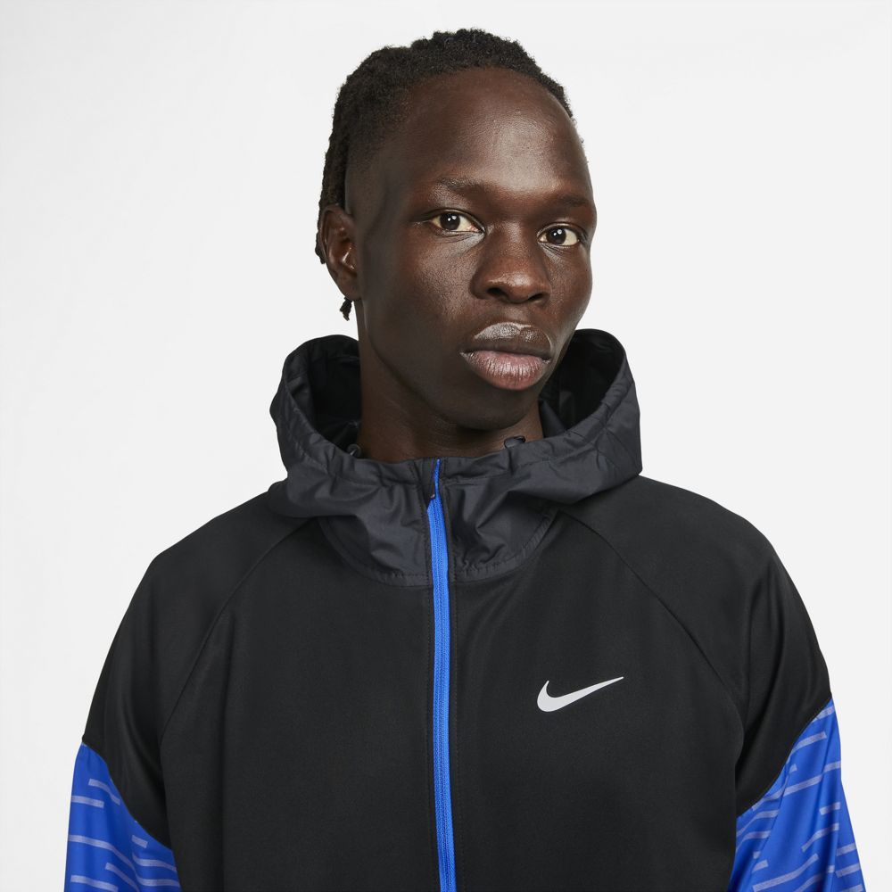 Nike THERMA-FIT REPEL RUN DIVISION MILER RUNNING JACKET, moška jopa, črna |  Intersport