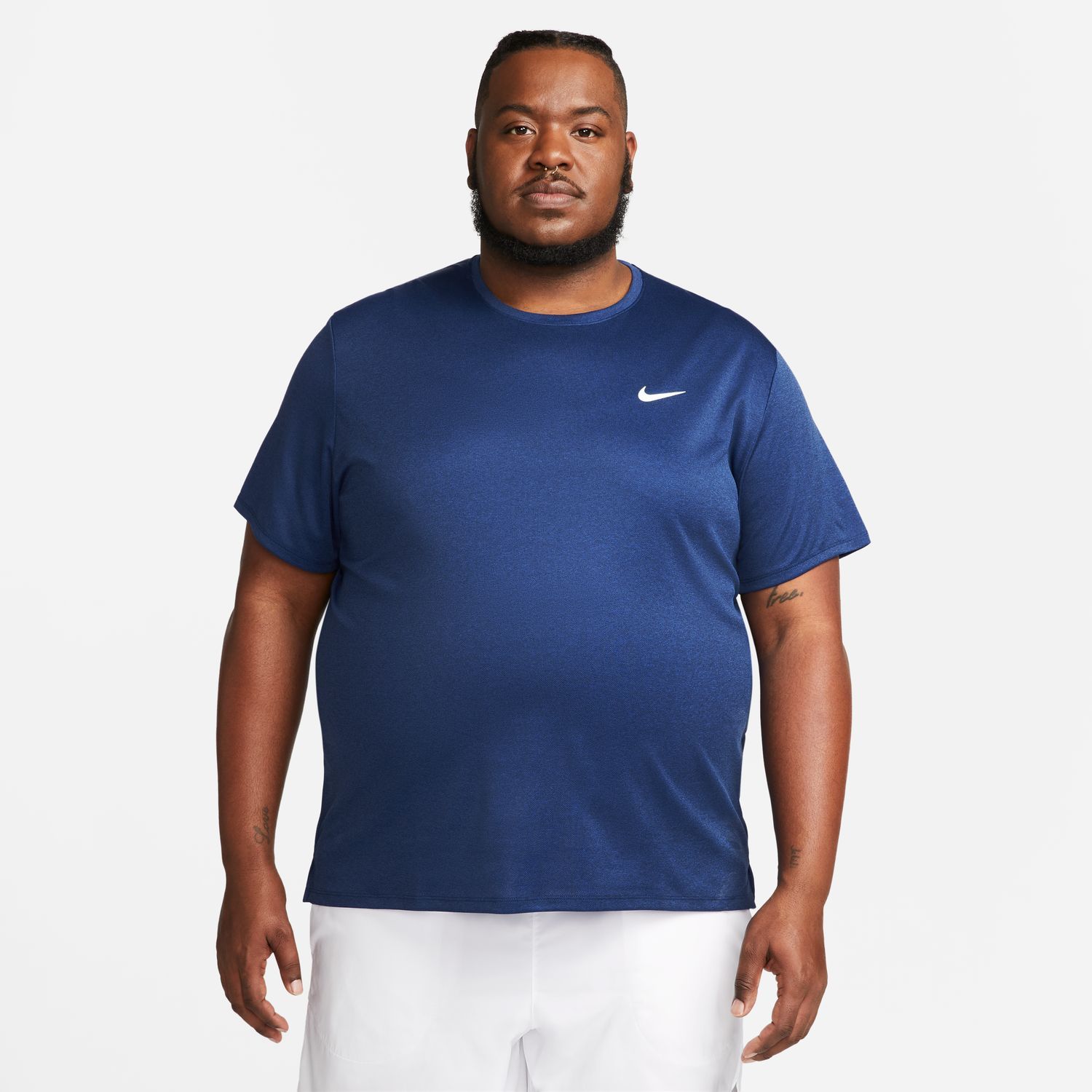 Nike M NK DF UV MILER SS, moška tekaška majica, modra | Intersport