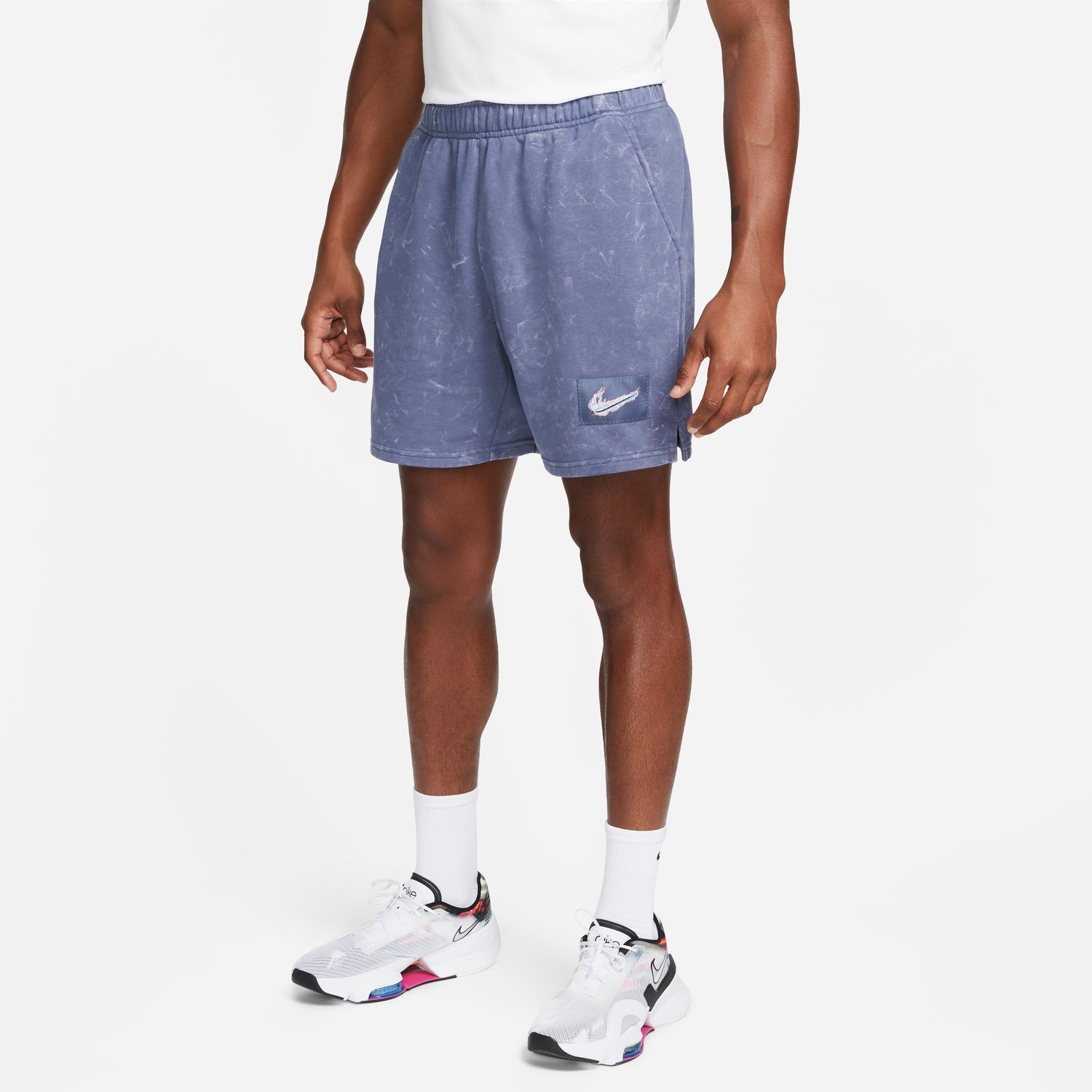 Nike M NK DF FLC VINTAGE SHORT, moške fitnes hlače, modra | Intersport