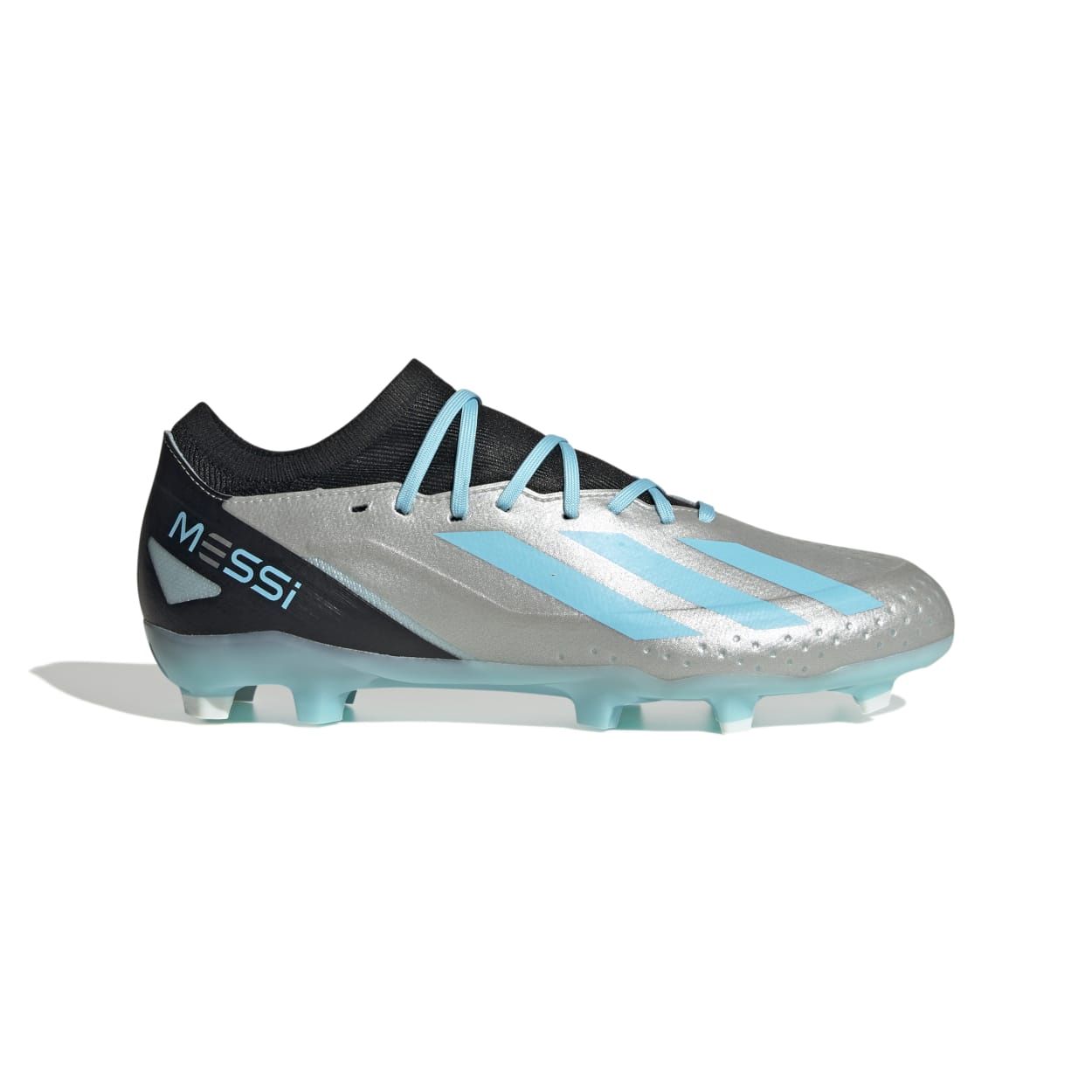 Adidas X CRAZYFAST MESSI.3 FG, moški nogometni čevlji, srebrna | Intersport