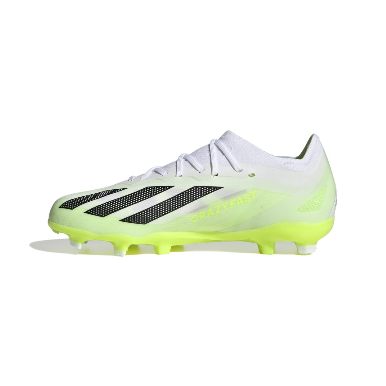 Adidas X CRAZYFAST.1 FG J, otroški nogometni čevlji, bela | Intersport