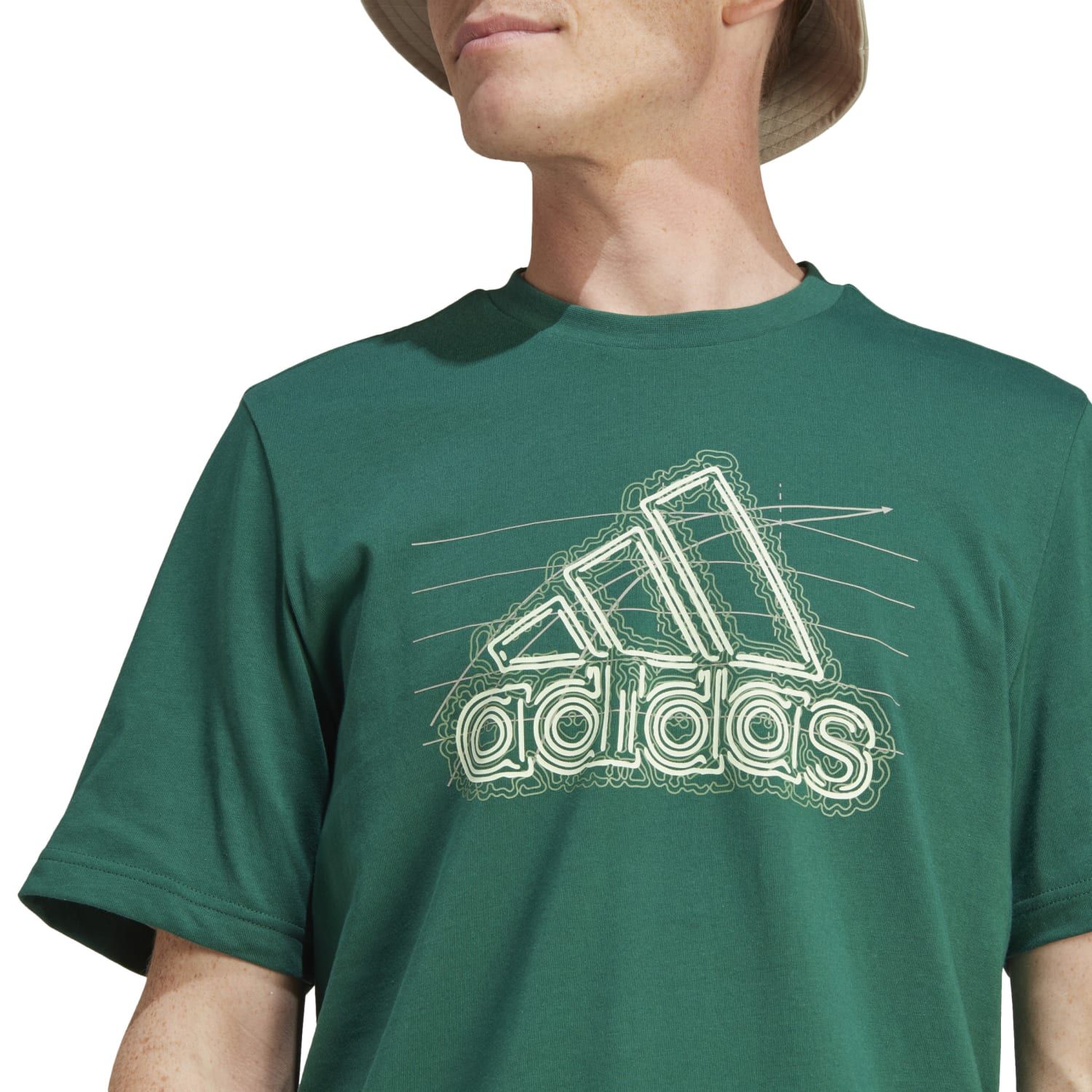 Adidas M GROWTH BOS T, moška majica, zelena | Intersport
