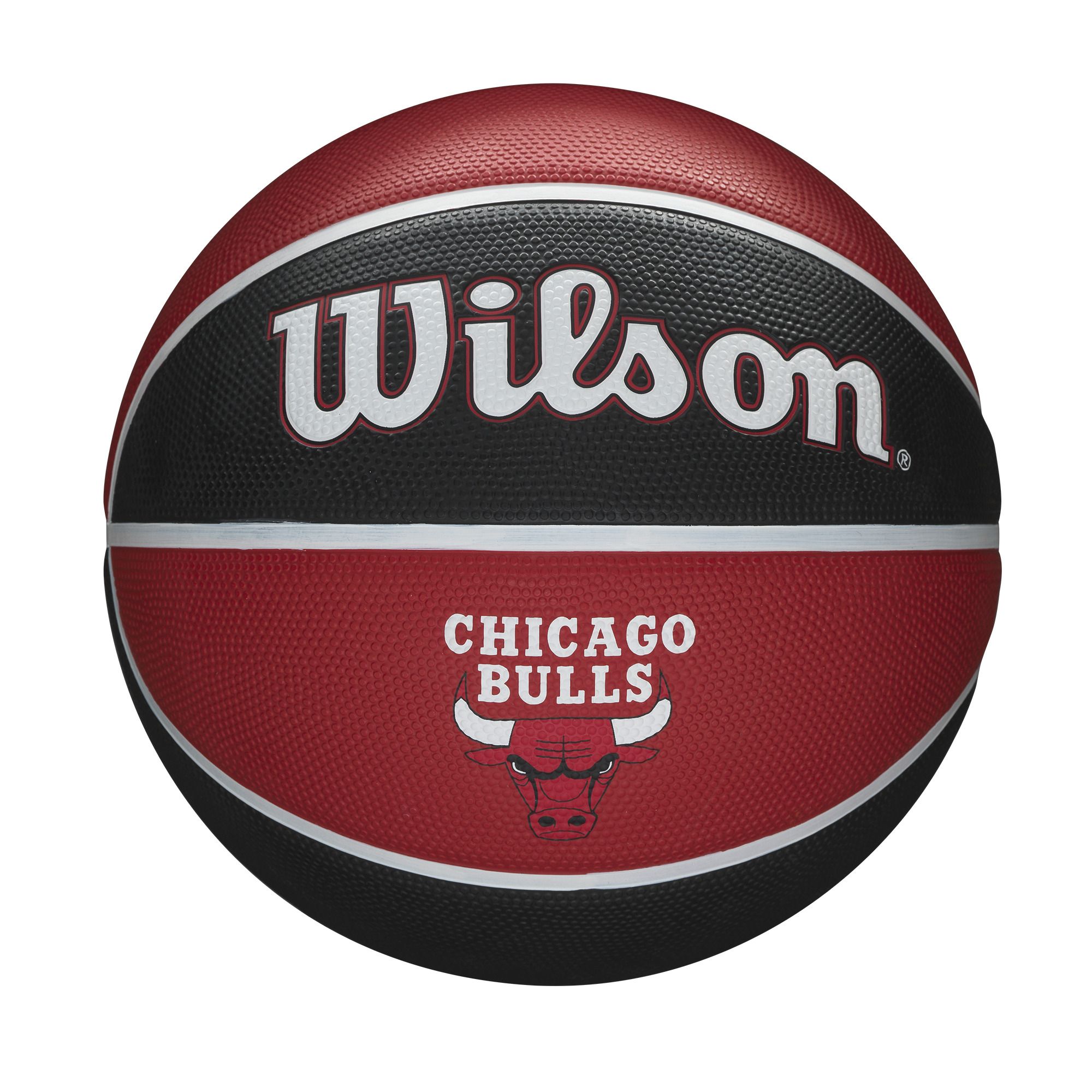 Wilson NBA TEAM TRIBUTE CHICAGO BULLS, košarkarska žoga, rdeča | Intersport