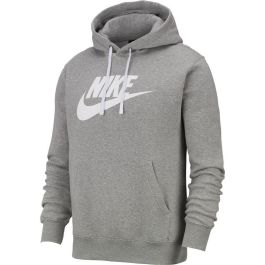 Nike M NSW CLUB HOODIE PO BB GX, moški pulover, siva | Intersport